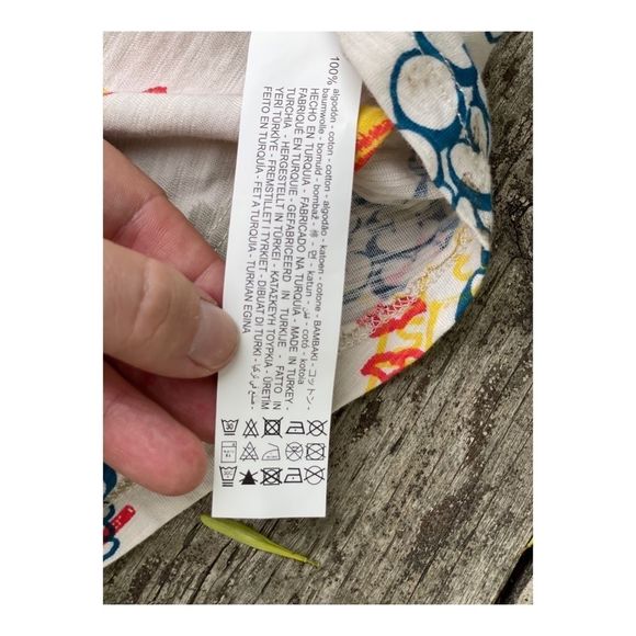 Zara Kids T-Shirt Retro More Fun All Over Print Sz 3-6 Months - Picture 4 of 7